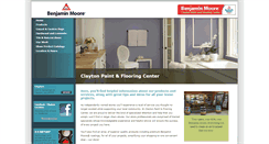 Desktop Screenshot of claytonpaintandflooring.com